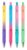 MP στυλό διαρκείας ballpoint PE140-13, 0.7mm μύτη, 14.5cm, μπλε, διάφορα σχέδια, 1τμχ