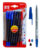 MP στυλό διαρκείας PE144O, 1mm, μπλε, μαύρο & κόκκινο, 21τμχ