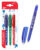 MP σετ στυλό διαρκείας PE217-1, erasable, 0.7mm, μπλε/πράσινο/κόκκινο, 3τμχ