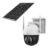 POWERTECH smart ηλιακή κάμερα PT-1341, 4MP, WiFi, PTZ, SD, IP66