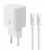 POWERTECH φορτιστής τοίχου PT-1350 με καλώδιο, USB-C, 36W, GaN, λευκός