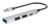 POWERTECH USB hub PT-1413, 4x θυρών, USB 3.2, 5Gbps, USB σύνδεση, γκρι