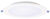 POWERTECH LED φωτιστικό downlight PT-1559, 9W, Φ116x25mm, 4000K, 765lm, λευκό