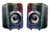 POWERTECH ηχεία PT-1575 με RGB φωτισμό, 2x 5W, Bluetooth & USB/USB-C, μαύρα