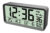 POWERTECH επιτραπέζιο ψηφιακό ρολόι-ξυπνητήρι PT-1659 με θερμόμετρο/υγρασιόμετρo/ημερολόγιο, μαύρο