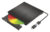 POWERTECH εξωτερικός οδηγός εγγραφής/ανάγνωσης CD/DVD PT-1678, USB/USB-C σύνδεση, μαύρος