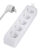 POWERTECH πολύπριζο PT-869, 5x schuko, 16A, 1.5m, λευκό