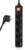 POWERTECH πολύπριζο PT-875, 5x schuko, 16A, 1.5m, μαύρο