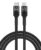 POWERTECH καλώδιο USB-C PTR-0133, PD 100W, copper, 60cm, μαύρο