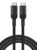 POWERTECH καλώδιο USB-C PTR-0140, PD 240W 5A, copper, 1m, μαύρο