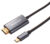 POWERTECH καλώδιο USB-C σε HDMI PTR-0210, 4K/30Hz, 10 Gbps, 2m, μαύρο