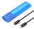ORICO θήκη για M.2 NVMe & SATA SSD PWDM2-G2, 10Gbps, tool free, μπλε