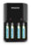 PHILIPS φορτιστής μπαταριών AA & AΑΑ NiMH SCB1450NB με 4x AAA, μαύρος