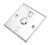 SECUKEY Χωνευτό μπουτόν SCK-CBUTTON2, 3Α, ασημί