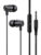 USAMS earphones με μικρόφωνο EP-42, 3.5mm σύνδεση, Φ10mm, 1.2m, μαύρα