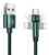 USAMS καλώδιο USB-C σε USB SJ477, περιστρεφόμενο βύσμα, 2A, 1m, πράσινο