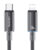 USAMS καλώδιο Lightning σε USB-C US-SJ659, 30W, 480Mbps, 1.2m, μαύρο