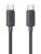 USAMS καλώδιο USB-C σε USB-C US-SJ691, 60W, 480Mbps, 1m, μαύρο
