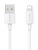 USAMS καλώδιο Lightning σε USB US-SJ709, 2.4A, 480Mbps, 1m, λευκό