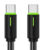 USAMS καλώδιο USB-C US-SJ734, 60W, 480Mbps, 1m, μαύρο