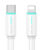 USAMS καλώδιο Lightning σε USB-C US-SJ735, 30W, 480Mbps, 1m, λευκό