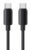 USAMS καλώδιο USB-C SJ787, σιλικόνης, 60W, 480Mbps, 1m, μαύρο