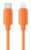 USAMS καλώδιο Lightning σε USB-C SJ788, σιλικόνης, 30W, 480Mbps, 1m, πορτοκαλί