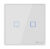 SONOFF smart διακόπτης T2EU2C-RF 433MHz, αφής, διπλός, λευκός