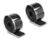 POWERTECH αυτοκόλλητα τύπου Velcro TIES-067 σε ρολό 5m, 45x50mm, μαύρο