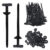 POWERTECH δεματικά καλωδίων TIES-082, 5x90mm, μαύρα, 50τμχ