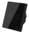 SONOFF smart διακόπτης ΤΧ-T3EU2C, αφής, Wi-Fi, διπλός, μαύρος