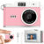 WOWKIDS μίνι ψηφιακή κάμερα X5 με 0.96″ οθόνη, 2MP/1080p, ροζ