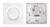 SONOFF smart επιτοίχιος διακόπτης Orb-ZBW1L, μονός, ZigBee 3.0, 6A, λευκός
