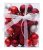 Artezan Christmas Ball 3cm Full Set Red White + Top 30pcs/box