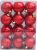 Artezan Christmas Ball 5cm Red 24pcs/box