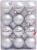 Artezan Χριστουγεννιάτικες Μπάλες 5cm Ασημί 24τμχ/κουτί