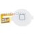Controller Button + Home Key Button PCB Membrane Flex Cable for iPhone 3GS(White)