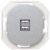 EON E6161.S 2xUSB charger 2,1A 5V without cover frame, silver