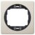 EON E6801.9E One-gang frame 80×80, beige with black holder