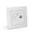 Entac Arnold Recessed wall LAN socket Cat5 White