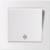 Entac 106 Arnold Recessed alternative wall switch White