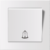 Entac Arnold Recessed doorbell switch White