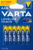 Varta Αλκαλική Longlife Power Μπαταρία LR3 AAA (6 τμχ)