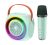 XO F42 Φορητό Ηχείο Karaoke RGB Bluetooth Stereo Με Μικρόφωνο Μπλέ