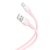 XO NB212 2.1A USB Καλώδιο Για Type-C 1m Ρόζ