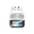 XO X47 Smart TWS Ακουστικά 4ης Γενιάς με Οθόνη (Λευκά)