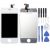 LCD Screen and Digitizer Full Assembly with Frame for iPhone 4(White)