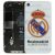 Realmadrid Football Club Style  Glass Back Cover for iPhone 4(White)