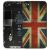 Retro British Flag Pattern  Glass Back Cover for iPhone 4S