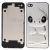 Stitch Style Emboss Metal Brushed  Back Cover for iPhone 4(Silver)